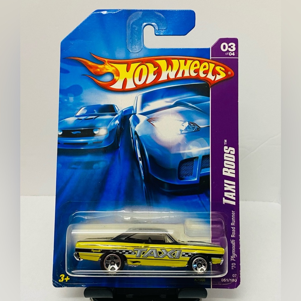 Hot Wheels ‘70 Plymouth Road Runner Taxi Rods